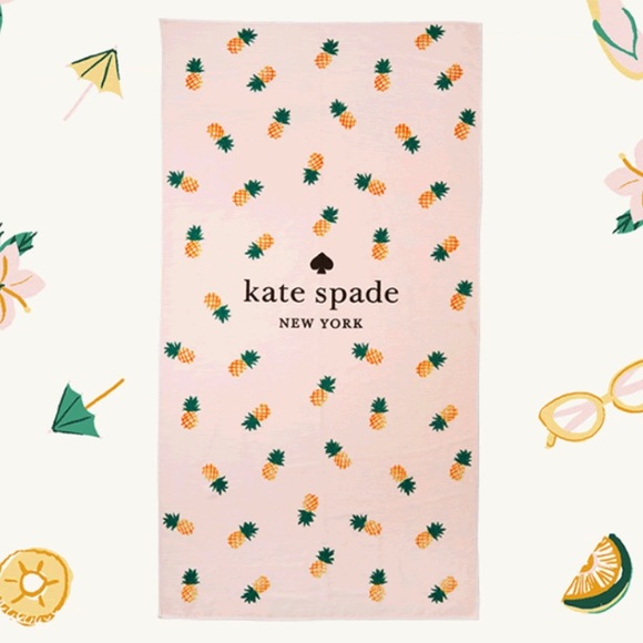 Kate Spade Swim Kate Spade 0 Cotton Pineapple Beach Towel Poshmark
